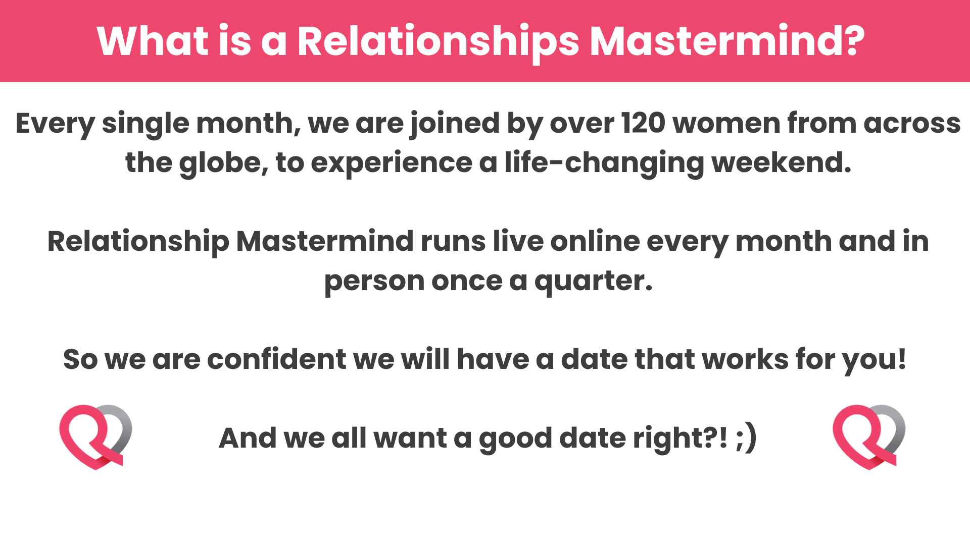 Mastermind Relationships Intensive With Anna Garcia Relationship Specialist Committed To